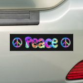 Peace Summer Palette Fractal Bumpersticker (Op auto)