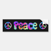 Peace Summer Palette Fractal Bumpersticker (Voorkant)