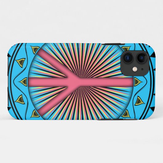 Peace ~ Sun Case-Mate iPhone Case (Achterkant (horizontaal))