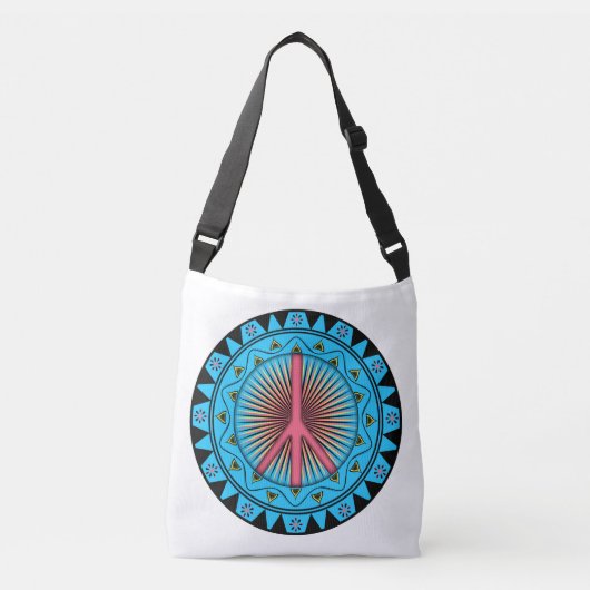 Peace ~ Sun Crossbody Tas (Voorkant)