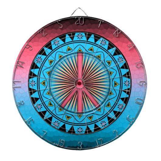Peace ~ Sun Dartbord (Voorkant)