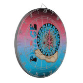 Peace ~ Sun Dartbord (Voorkant Links)