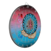 Peace ~ Sun Dartbord (Voorkant Links)
