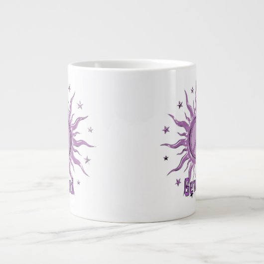 Peace Sun Gemini Grote Koffiekop (Voorkant)