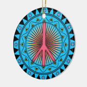 Peace ~ Sun Keramisch Ornament (Links)
