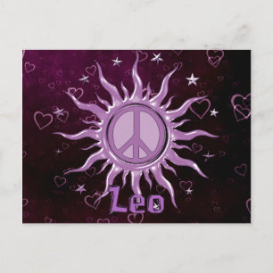 Peace Sun Leo Briefkaart