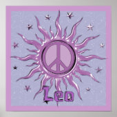 Peace Sun Leo Poster (Voorkant)