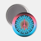Peace ~ Sun Magneet (Voorkant / Achterkant)