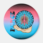 Peace ~ Sun Magneet (Voorkant)