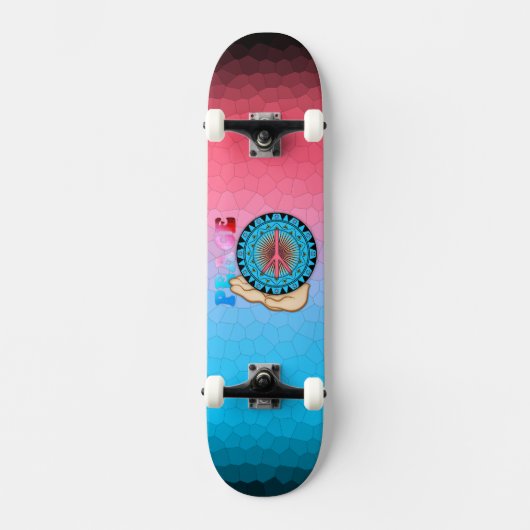 Peace ~ Sun Persoonlijk Skateboard (Voorkant)