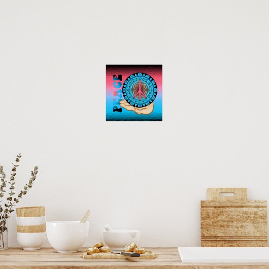 Peace ~ Sun Poster (Keuken)