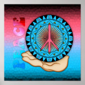 Peace ~ Sun Poster (Voorkant)