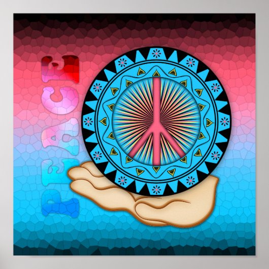 Peace ~ Sun Poster (Voorkant)