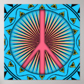 Peace ~ Sun Poster (Voorkant)