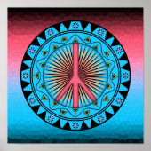 Peace ~ Sun Poster (Voorkant)