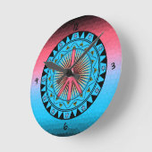 Peace ~ Sun Round Clock Ronde Klok (Hoek)