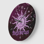 Peace Sun Sagittarius Grote Klok (Hoek)