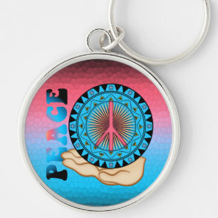 Peace ~ Sun Sleutelhanger