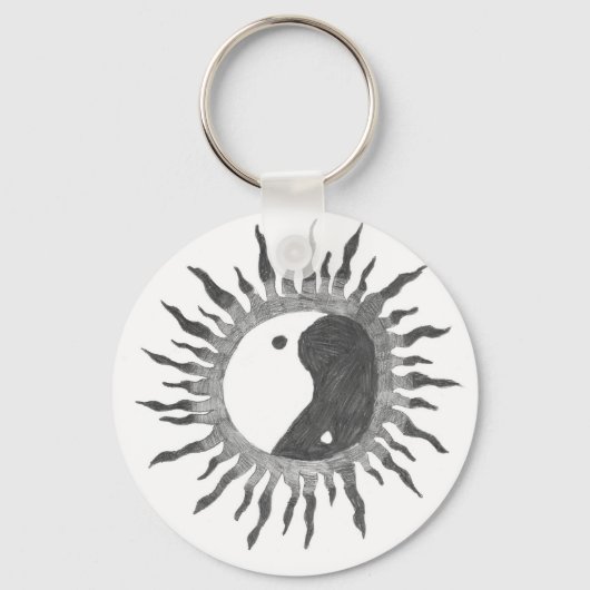 Peace Sun Sleutelhanger (Voorkant)
