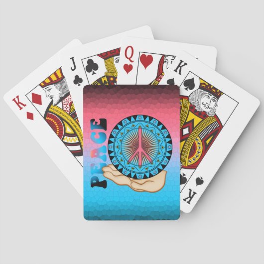 Peace ~ Sun Speelkaarten (Achterkant)