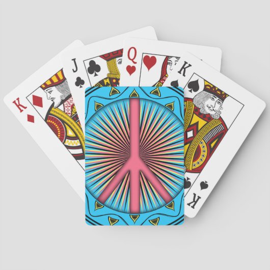 Peace ~ Sun Speelkaarten (Achterkant)