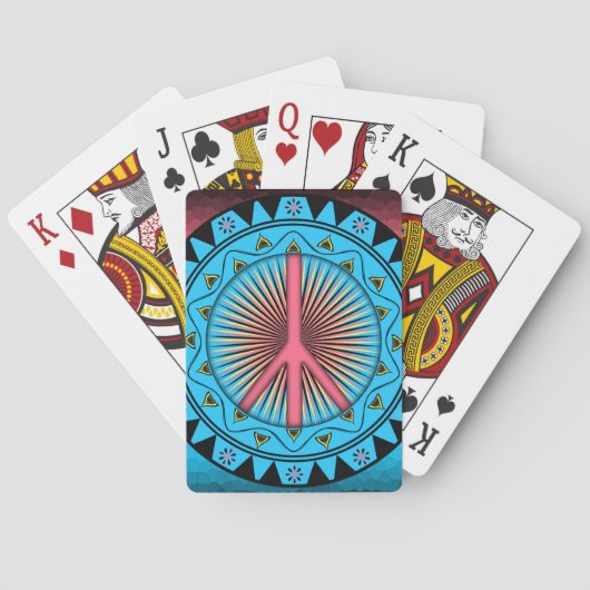 Peace ~ Sun Speelkaarten (Achterkant)