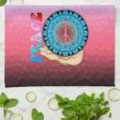 Peace ~ Sun Theedoek (Gevouwen)