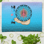 Peace ~ Sun Theedoek (Gevouwen)