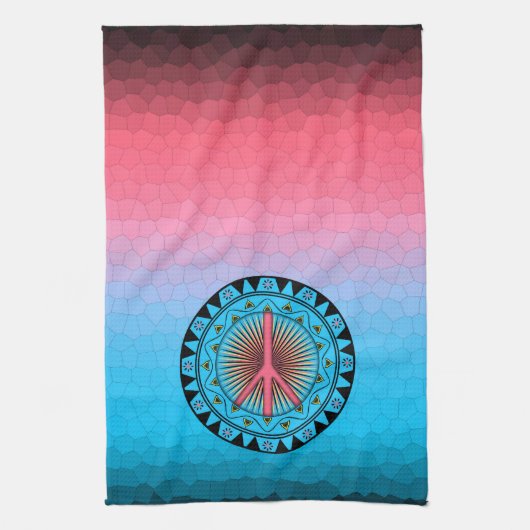 Peace ~ Sun Theedoek (Verticaal)