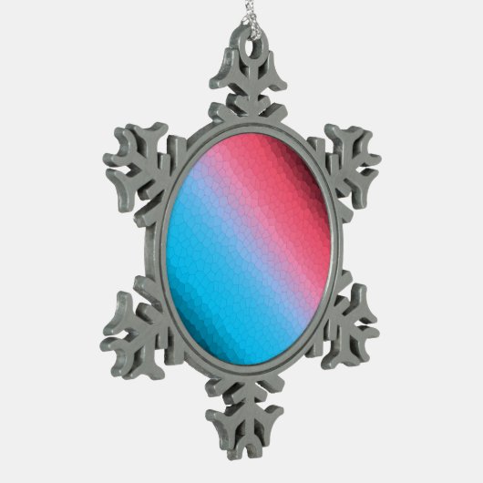 Peace ~ Sun Tin Sneeuwvlok Ornament (Links)