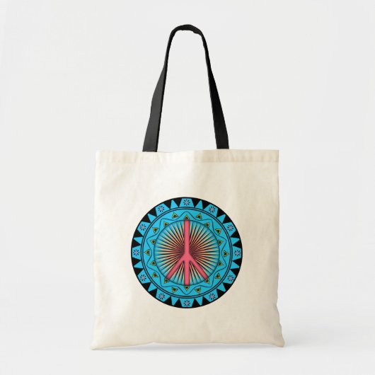 Peace ~ Sun Tote Bag (Voorkant)