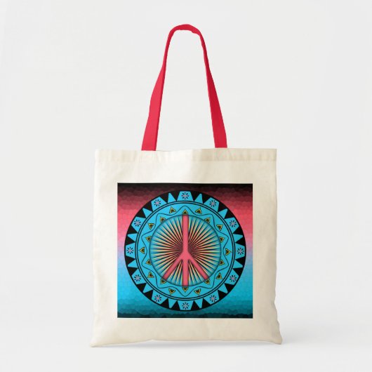 Peace ~ Sun Tote Bag (Voorkant)