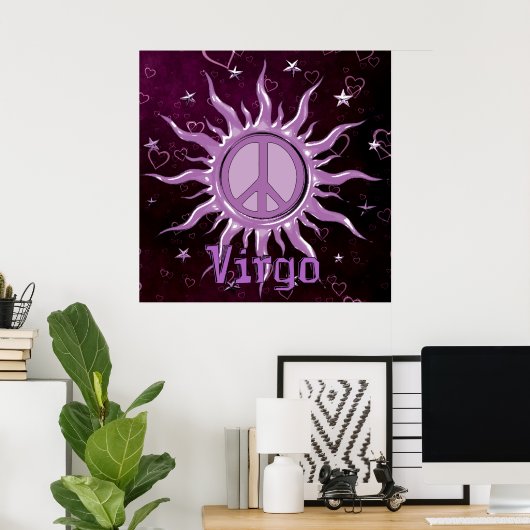 Peace Sun Virgo Poster (Thuiskantoor)