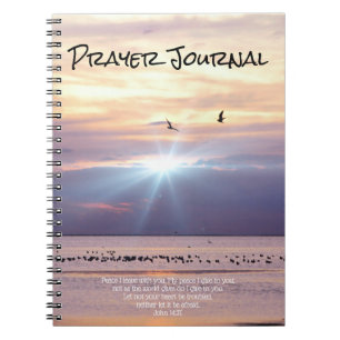 Peace Sunset Ocean Prayer Journal Notitieboek