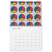 Peace Symbol Agenda 201X Kalender (Jan 2027)