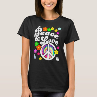 Peace Symbol and Love Of Women om Symbol Yogi Yog T-shirt