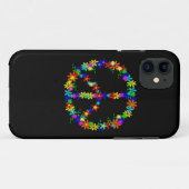 Peace Symbol Flower Power Case-Mate iPhone Case (Achterkant (horizontaal))