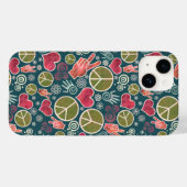 Peace Symbol Hipster Pacifism Sign Case-Mate iPhone Case (Achterkant (horizontaal))