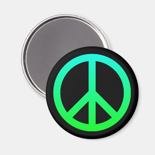 Peace Symbol Magnet (Voorkant / Achterkant)