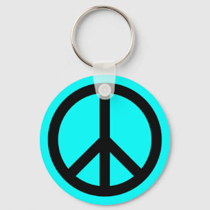 Peace Symbol Sjabloon Sleutelhanger