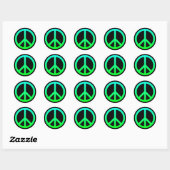 Peace Symbol Sticker (Vel)
