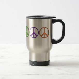 Peace Symbol Travel Mug Reisbeker
