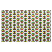 Peace Symbol with reaggae style Stof (Fat Quarter)