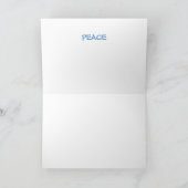 Peace Symbols Art Feestdagen Kaart (Binnen)