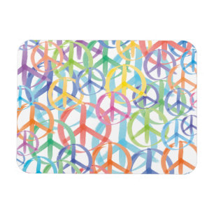 Peace Symbols Art Magneet