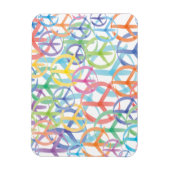 Peace Symbols Art Magneet (Verticaal)