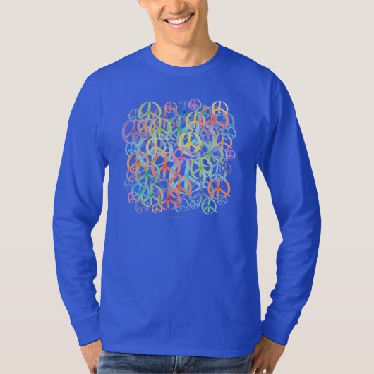 Peace Symbols Art T-shirt (Voorkant)