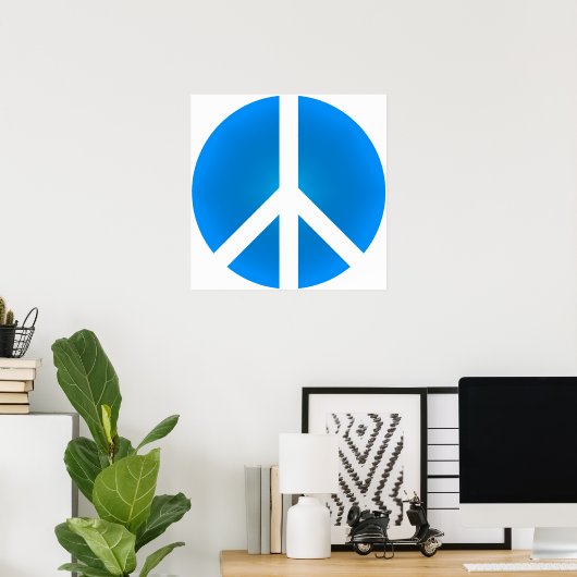 Peace_Symbool Poster (Thuiskantoor)
