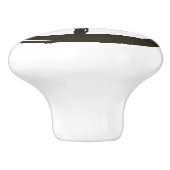 PEACE Symbool Teken Hippie Liefde Artistiek Gebors Keramische Knop (Zijkant)