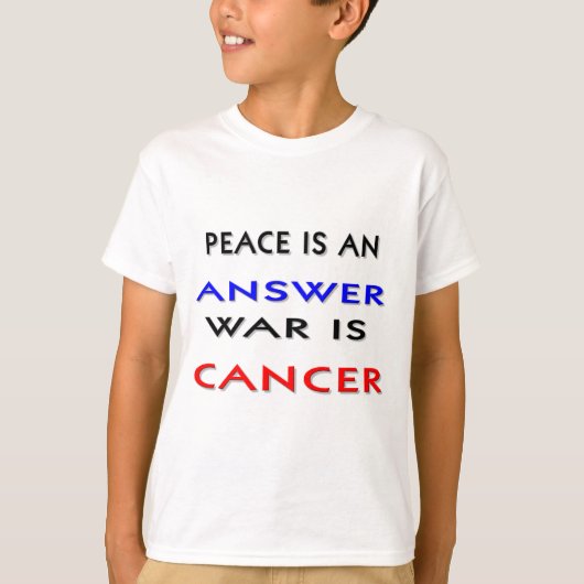 Peace T-shirt (Voorkant)